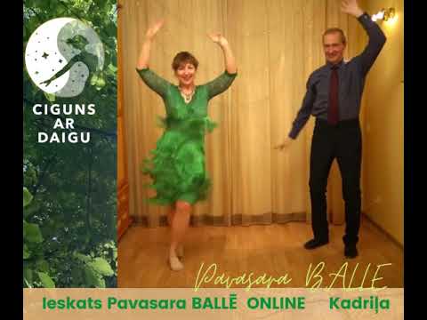 Kadriļa. Ieskats pavasara BALLĒ Online💗💃💃💃💗