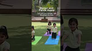 Easy Yoga Poses for Kids | Yoga for Sharp focus and Memory | Yoga for Children | #faridabadschool