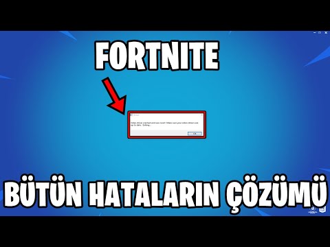 FORTNITE BÜTÜN SORUNLAR HATALAR NASIL ÇÖZÜLÜR ? 2021 (Fortnite Türkçe)