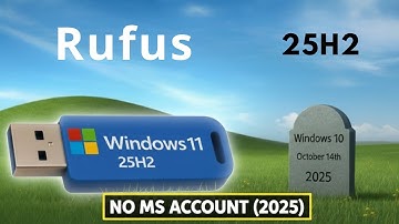 Install Windows 11 25H2 Without Microsoft Account 2025  Rufus Easy Bypass Method
