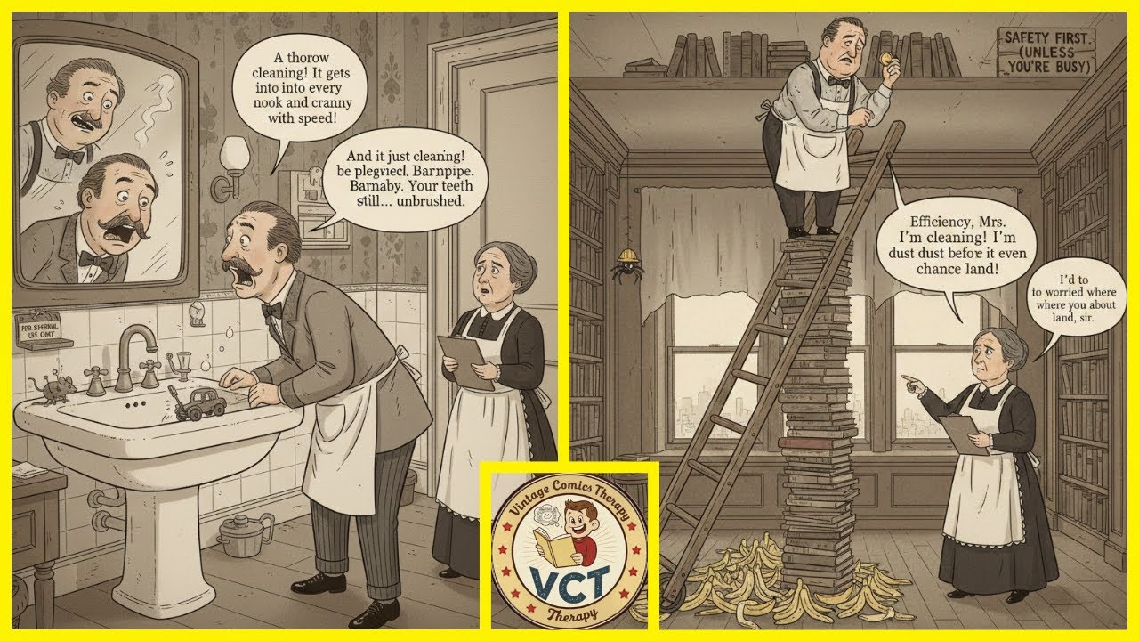 Classic Smile-Filled Blunders Of Barnaby Bumble 🤣 | Vintage Comic Collection From A Kinder Comic Age