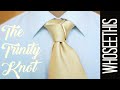 How to tie Trinity knot for beginners (without the bulk under the collar)