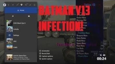 Black ops 2 Mod menu showcase Batman V13
