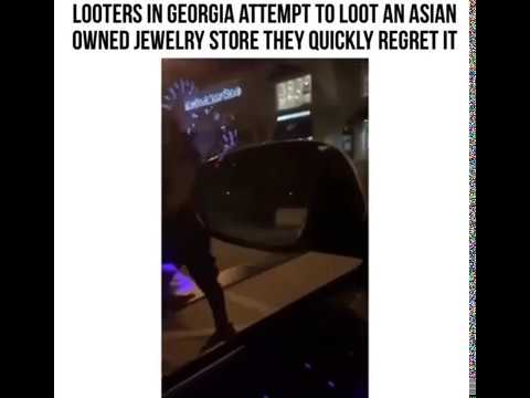 Asian Business Owner Starts Blasting in Georgia