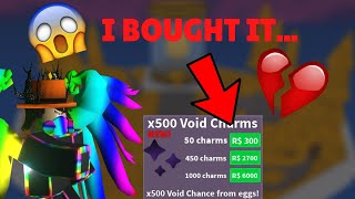 IS VOID CHARMS WORTH IT? (got a heart attack) [ROBLOX SABER SIMULATOR]