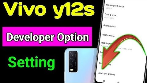 how to enable developer options| how to enable developer option vivo y12s,vivo developer mode