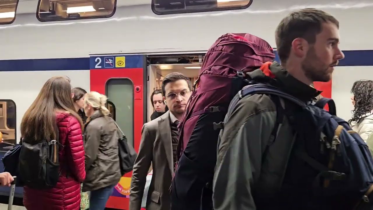 Switzerland walk: Glimpse of Zurich Airport, Baggage Claim & Train Station (10.16.23 - 4K UHD)