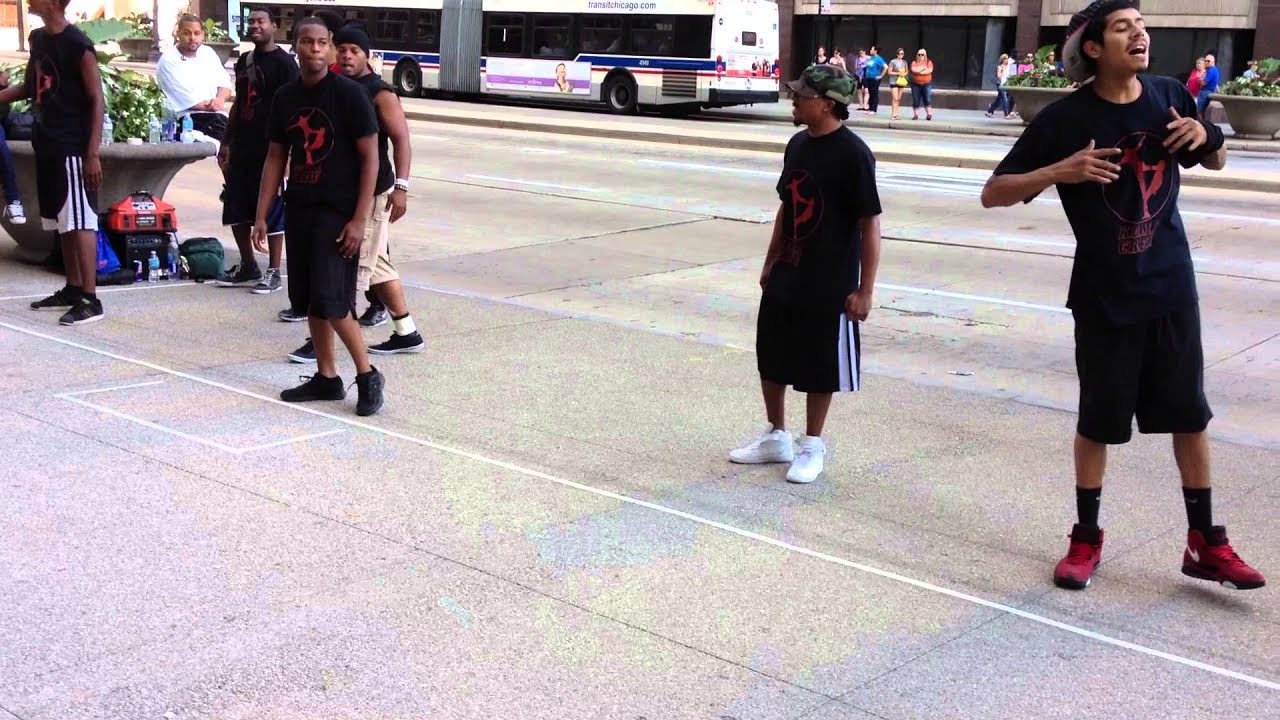 Street performers in Chicago YouTube