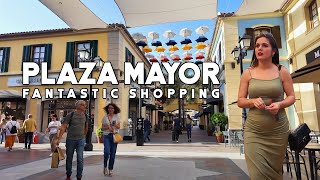 Plaza Mayor Malaga & Designer Outlet Fantastic Shopping May 2024 Update Costa del Sol | Spain [4K]