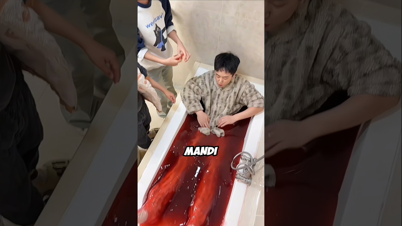 Cewek ini nekat bikin slime didalam bak mandi🤣 #shortviral