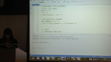 [nyc-fsharp] Rachel Reese - Getting Started with F# Part 1 of 2