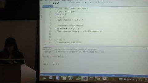 [nyc-fsharp] Rachel Reese - Getting Started with F# Part 1 of 2
