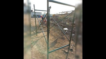 H-Frame Scaffolding System is used for slab and others, simple operation with safety.