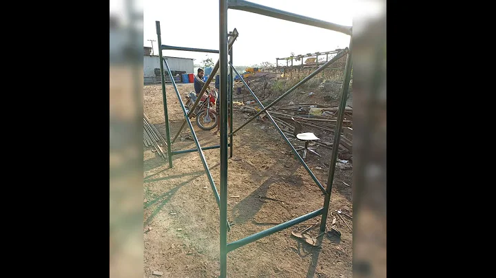 H-Frame Scaffolding System is used for slab and others, simple operation with safety.