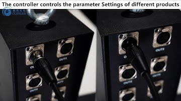 The controller controls the parameter Settings of different products