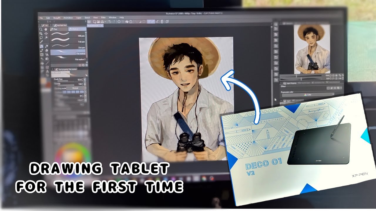 XP PEN DECO 01 V2  |  Draw with ME