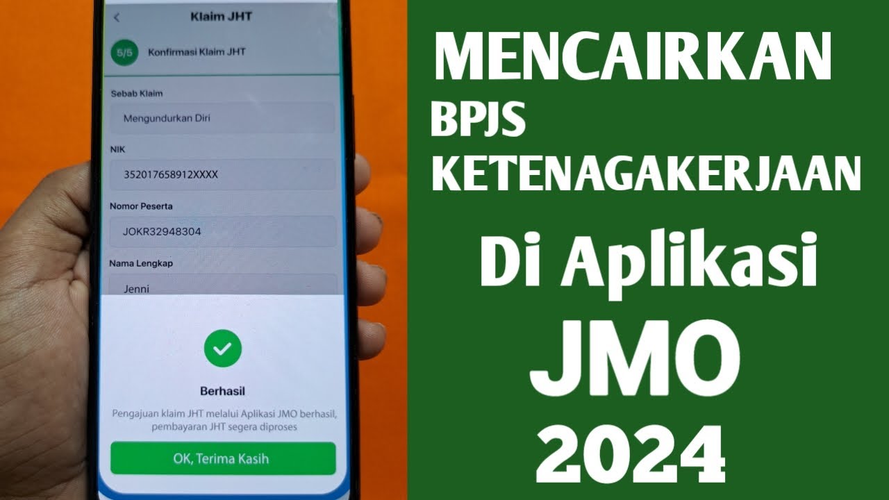 Cara Mencairkan BPJS Ketenagakerjaan Online JMO 2024 - YouTube