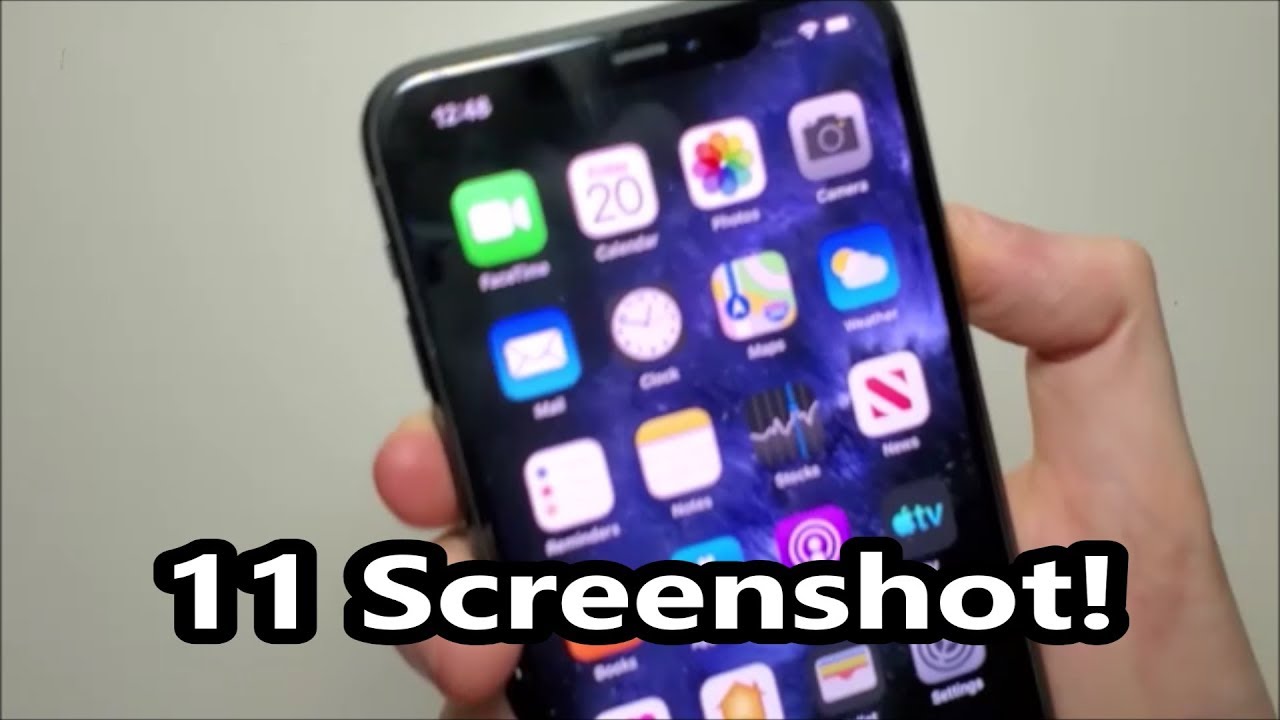 Comment faire une capture d'écran sur iphone 11, screenshot iphone 11 (Pro  & Pro &Max) 