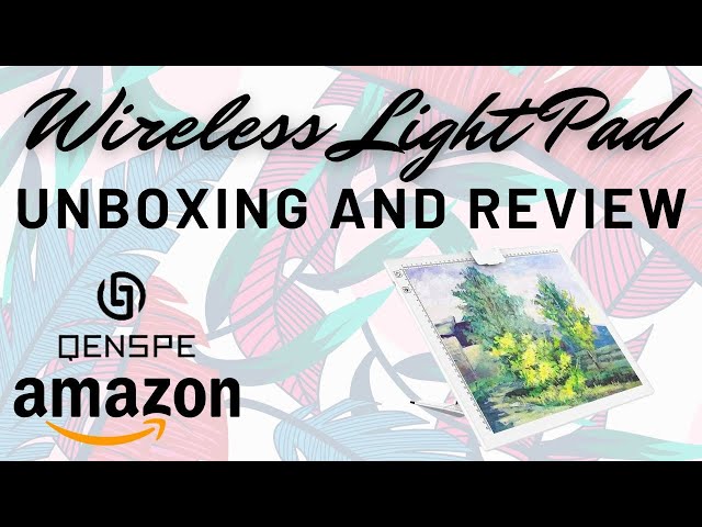 QENSPE Wireless A3 Light Pad for Diamond Painting, Rechargeable LED Black