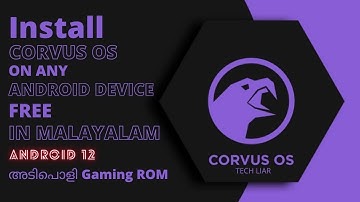 Install Gaming Rom for Android Device in Malayalam | Best Gaming Rom Corvus | Now the phone will ...