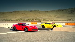 SRT VIPER GTS vs Chevrolet CORVETTE Z06 Drag Race | Forza 6