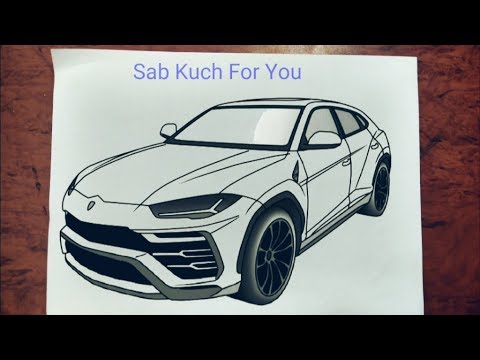 21 How To Draw Suv Car Lamborghini Urus Step By Step Easily