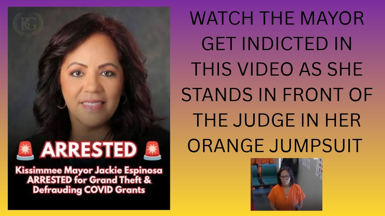WATCH THIS FLORIDA MAYOR GET ARRESTED AND INDICTED!