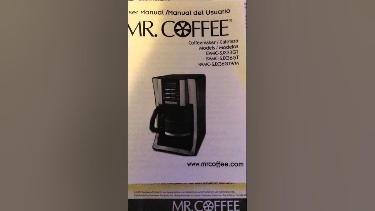 Fix Mr. Coffee coffeemaker stuck on thermal carafe YouTube