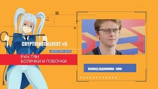 Леонид Евдокимов: «РКН-тян: болячки и побочки» / CRYPTO INSTALL FEST 5