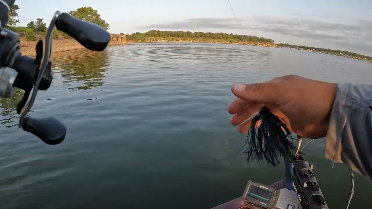 Summer bass fishing
