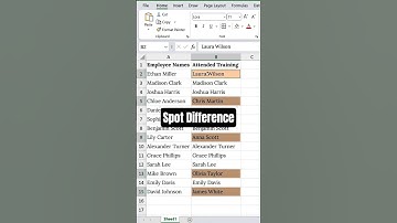 Excel Hack: Instantly Spot Differences Between Two Lists!