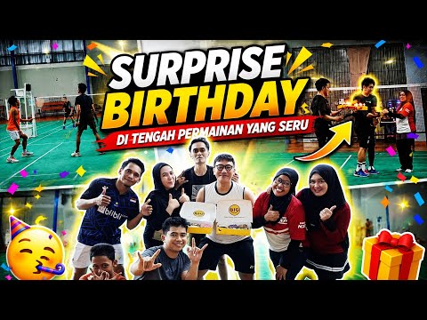 PERMAINAN BERHENTI TENGAH JALAN || SURPRISE BIRTHDAY YARMIN || BADMINTON SET 1 || @ArtySabir 