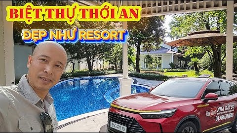 🛑BIỆT THỰ HỒ BƠI ĐẸP NHƯ RESORT NGHỈ DƯỠNG PHƯỜNG THỚI AN TPHCM CÁCH SÂN BAY 10KM |#Chuyenbietthu