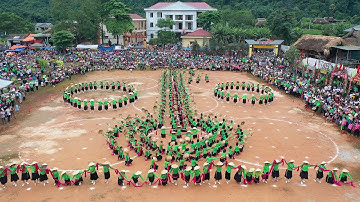 Lễ hội Pay Tái rằm tháng 7 người Tày Lục Yên - Yên Bái | Mãn nhãn với gần 500 cô gái múa Tày
