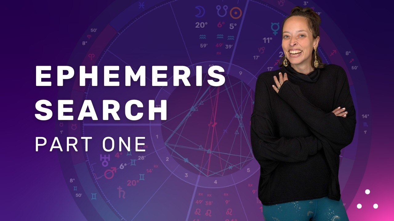 Image for Ephemeris Search in LUNA: Find Exact Astrological Event Timing