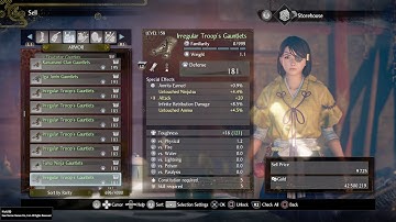 Nioh 2 Inheritable Inventory