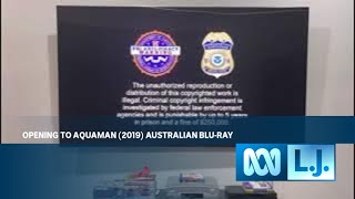 Opening To Aquaman 2019 Australian Blu-Ray