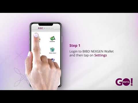 BIBD NEXGEN Wallet - How To Set Biometrics