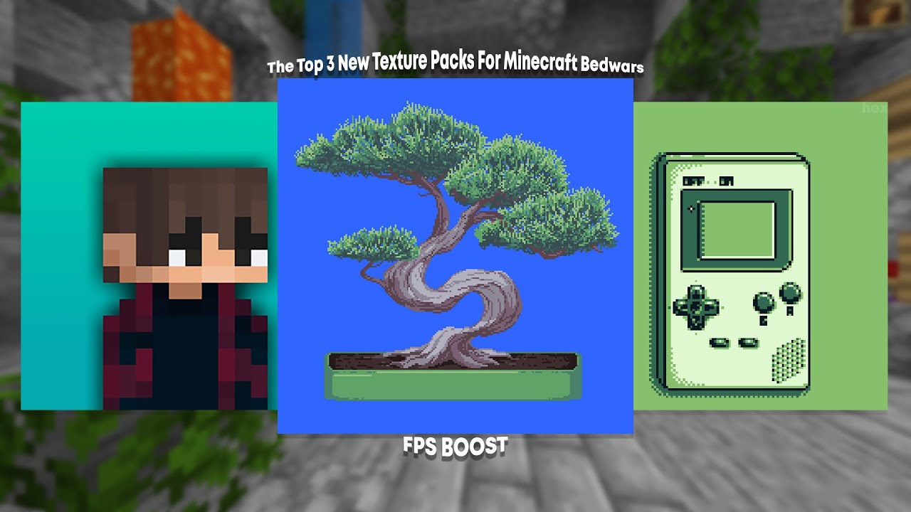 The Top 3 New Texture Packs For Minecraft Bedwars (HUGE FPS Boost ...