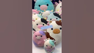 I want my own CUDDLY COW 🐮 SQUISHMALLOWS planet! #squishmallows #shorts