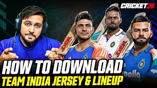 Download Lagu How To Download Latest Team India 🇮🇳 With Latest Jersey And Lineup In Cricket 26 | RtxVivek MP3