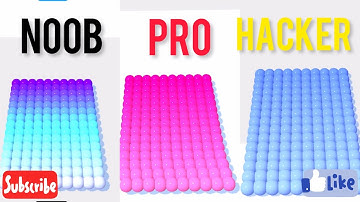 NOOB Vs PRO Vs HACKER - canvas Run #canvasrun #games #mrgames