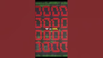 What was the Year 2000 problem or Y2K scare? #shorts #facts #history #y2k