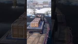 Risky Crossing!! #snowrunner #ps5