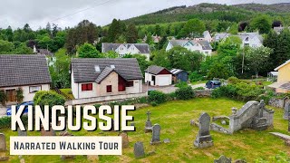 KINGUSSIE | 4K Narrated Walking Tour | Let's Walk 2021