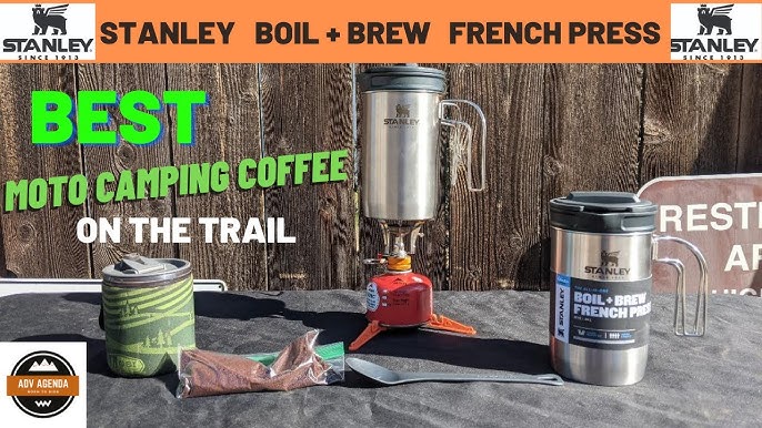 Stanley Adventure All-In-One Boil + Brew Camping French Press 32 oz -  Stainless