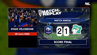 France 2-1 Côte d'Ivoire : Le succès sur le fil des Bleus avec les commentaires RMC