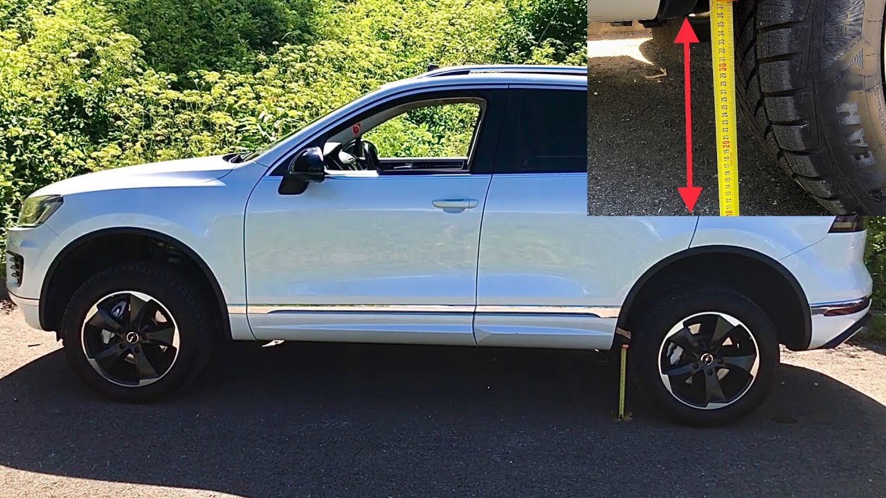 VW Touareg 7P 3.0 TDI (262 hp) AIR SUSPENSION How high the ground