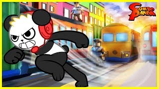 BEST SUBWAY SURFING ! Roblox Blox Surfers Let's Play with Combo Panda screenshot 4