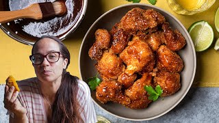 Extra Crispy Vegan BBQ Cauliflower Wings